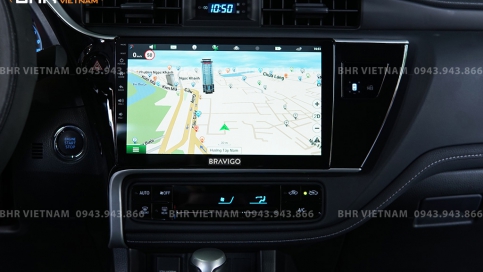 Màn hình DVD Android liền camera 360 xe Toyota Altis 2018 - nay | Bravigo Ultimate (6G+128G)  